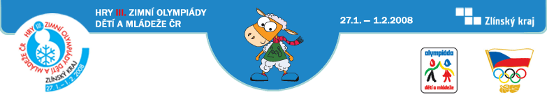 28.01.-01.02.2008 - 3.zimní olympiáda dětí a mládeže ČR 2008 - Valašské Meziříčí